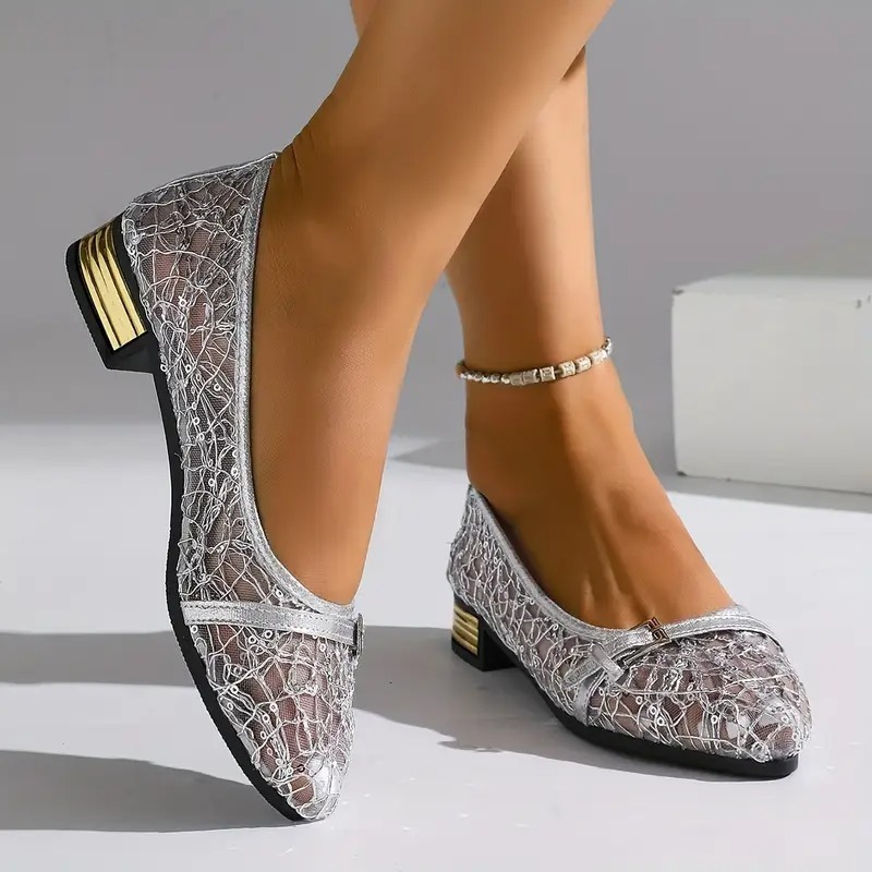 Women's Casual Mesh Lace Loafers