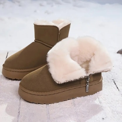 Women's Velvet Lining Snow Boots