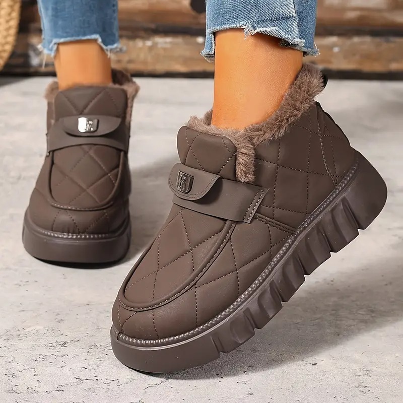 Women's Thick Waterproof Snow Boots