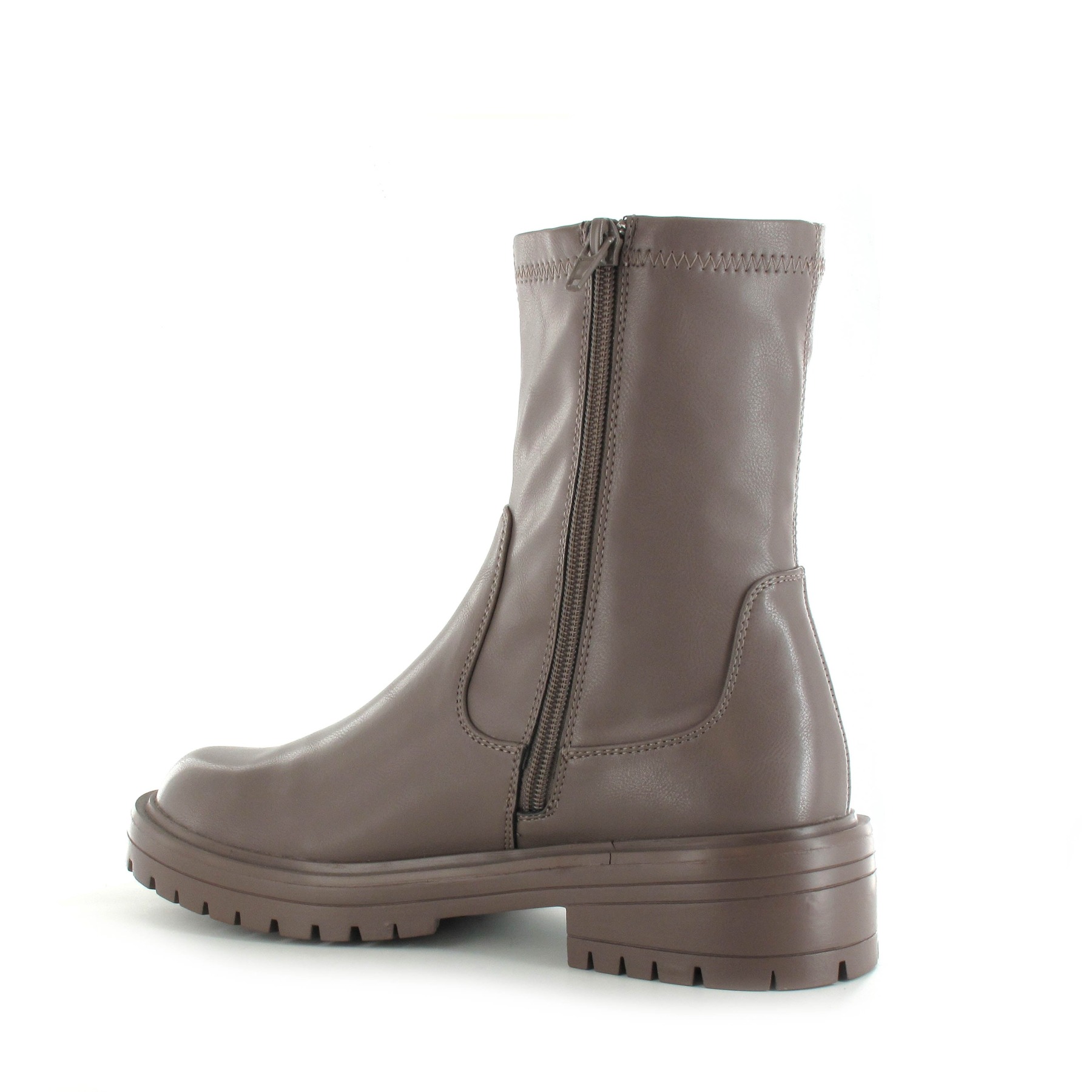 Women's Chunky Pull On Biker Boot