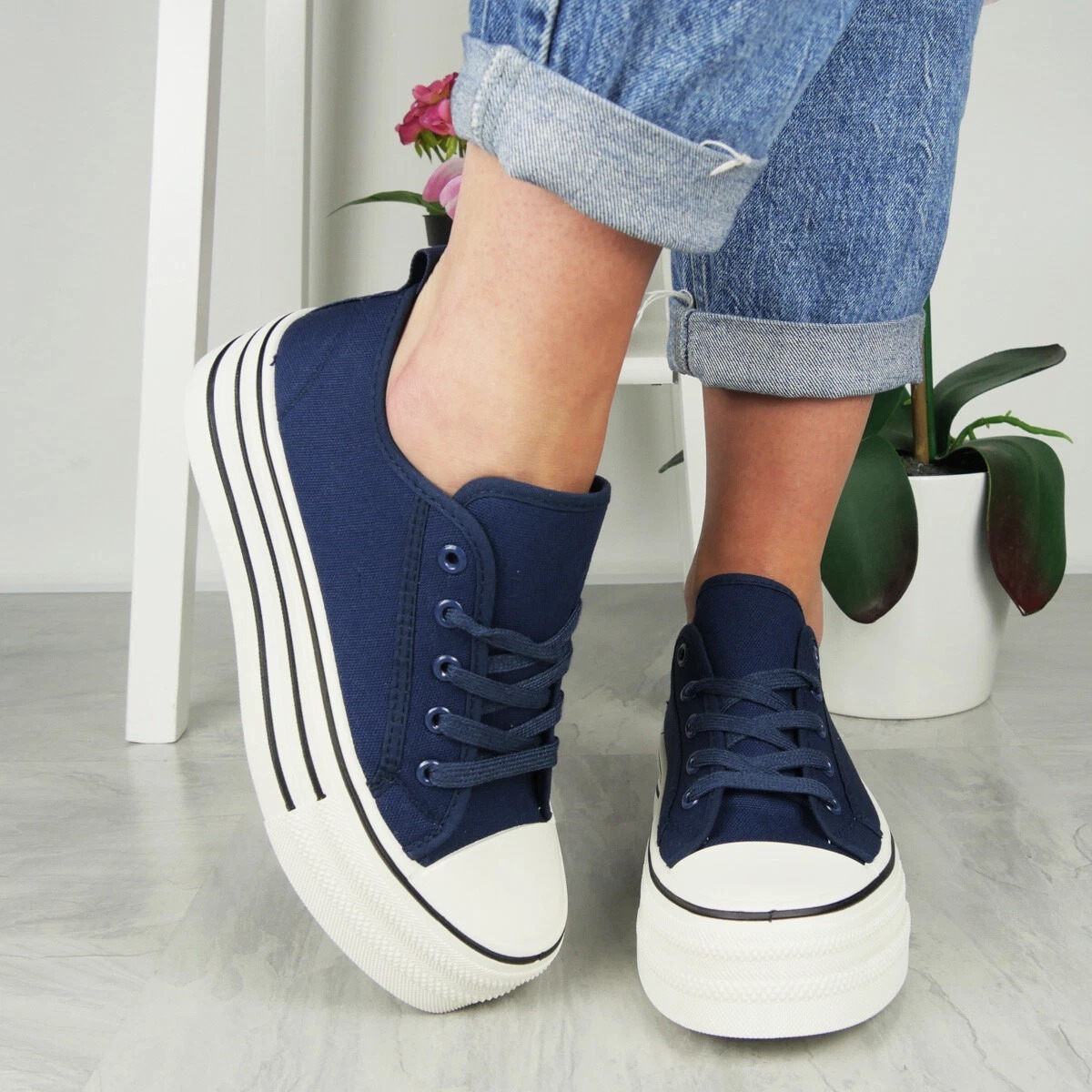 Women's Platform High Heel Gym Pumps