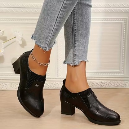 Women's Elegant Exquisite Square Toe Heels