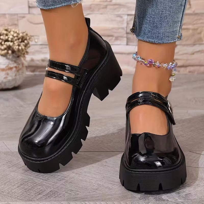 Women's Versatile Mary Jane Heeled Loafers