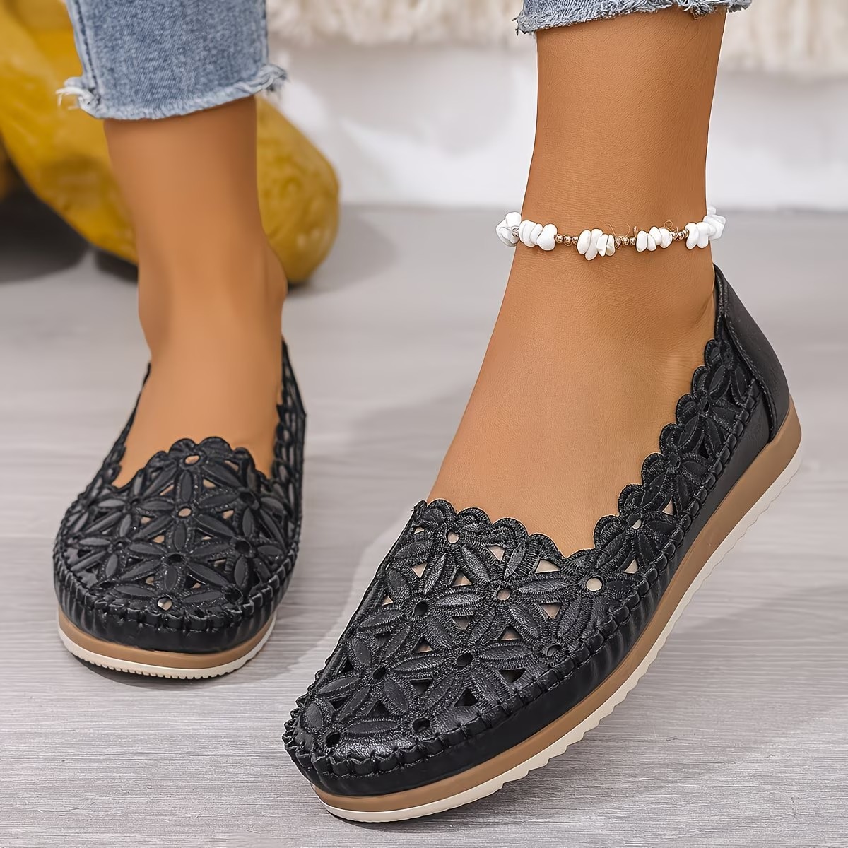 Women's Trendy Hollow Loafers