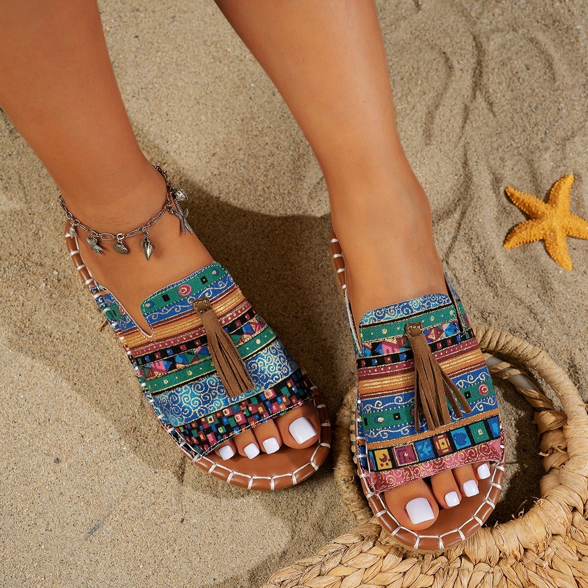 Women's Ethnic Bohemian Slippers