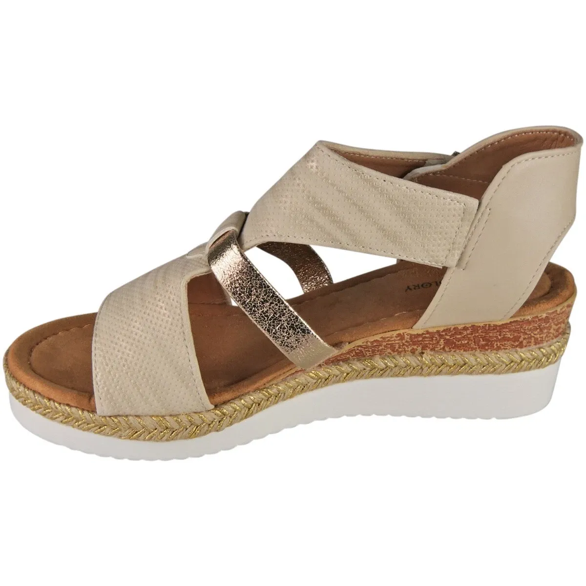 Women's Suede Comfort Wedge Sandals