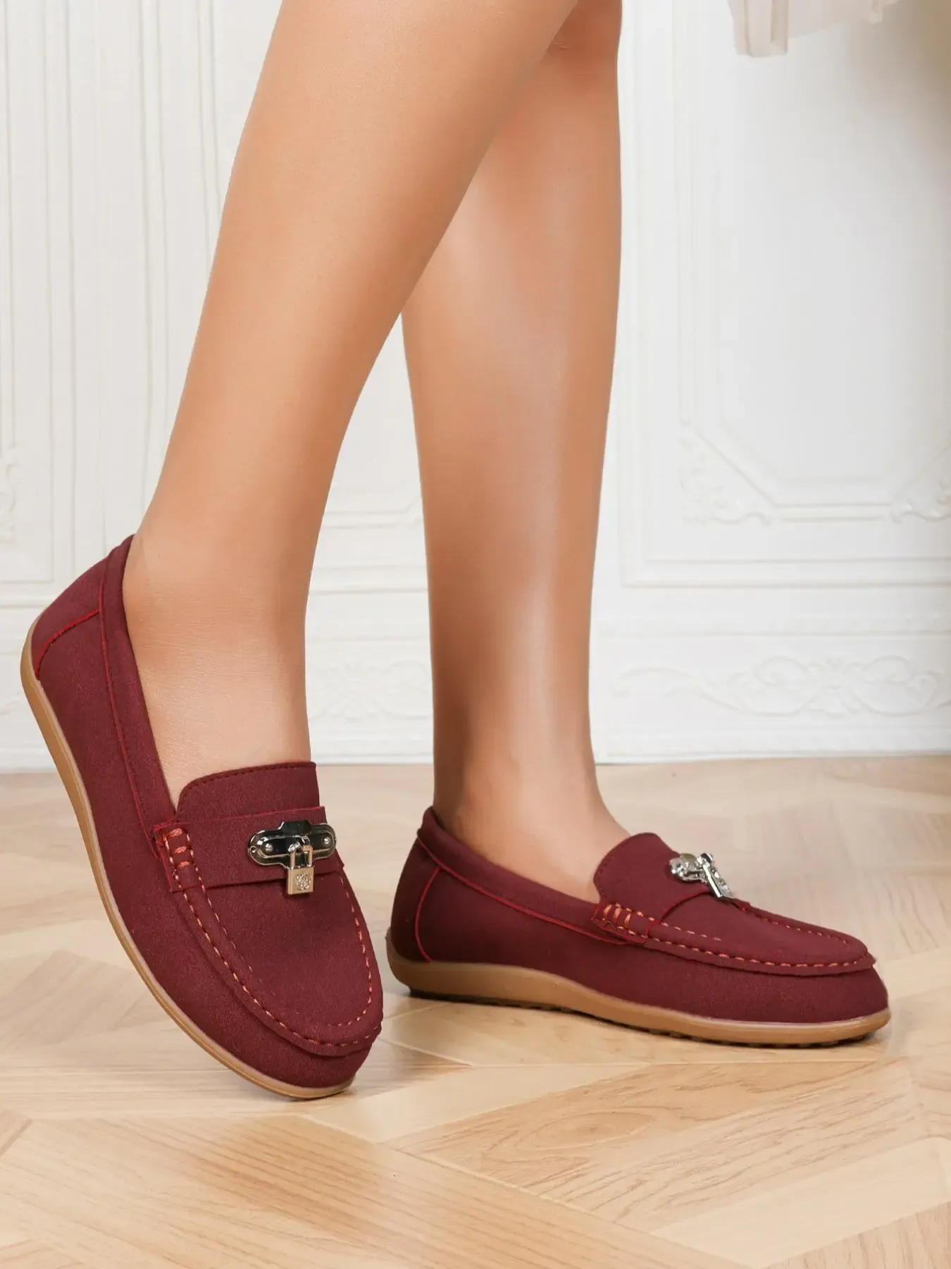 Women's Casual Chain Loafers