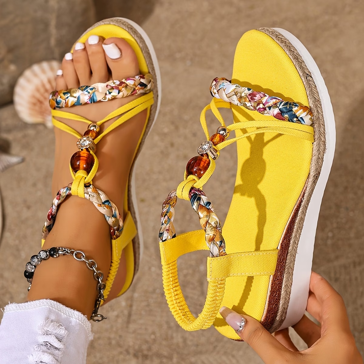 Women's Stylish Bohemian Wedge Sandals
