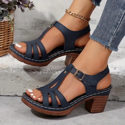 Women's Solid Color Stylish Sandals