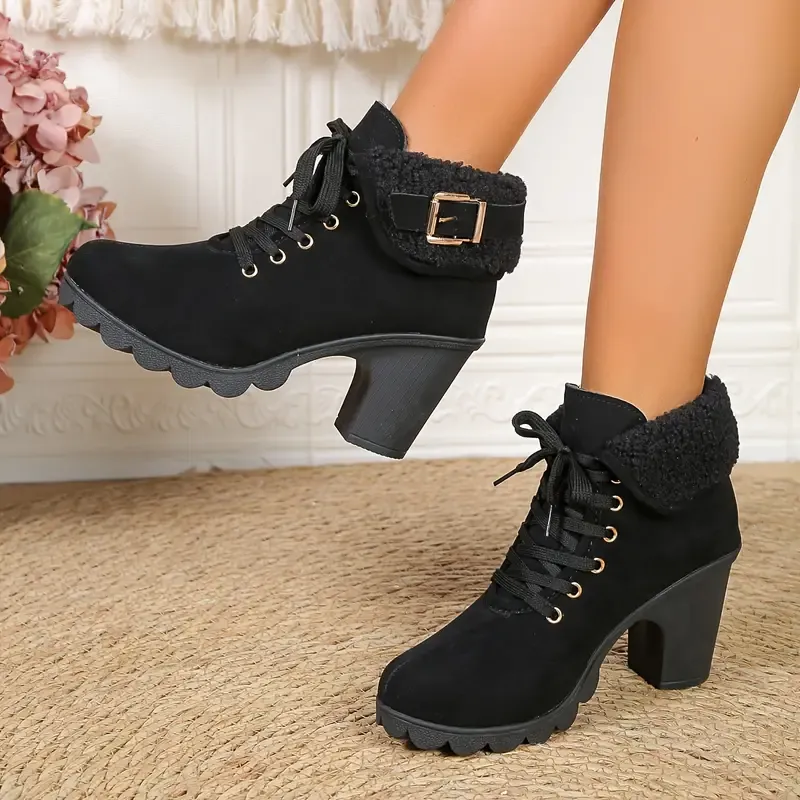 Women's Winter Fleece Ankle Booties