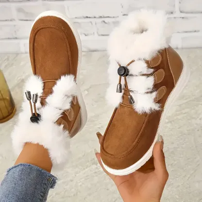 Women's Cozy Fleece Non-Slip Snow Boots