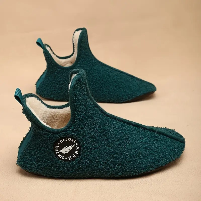 Solid Color Fluffy Boots