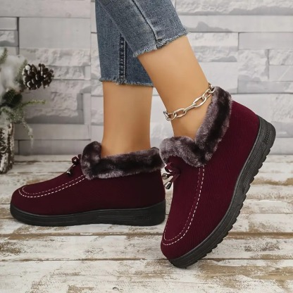 Women's Cozy Fleece-Lined Ankle Boots