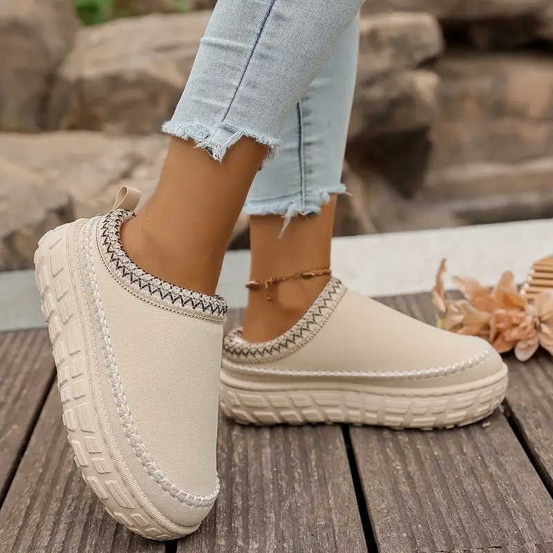 Women's Slip-On Moccasin Platform Shoes