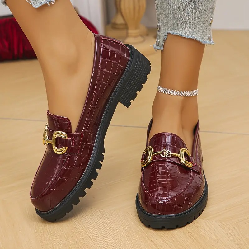 Women's Buckle Slip-on Loafers