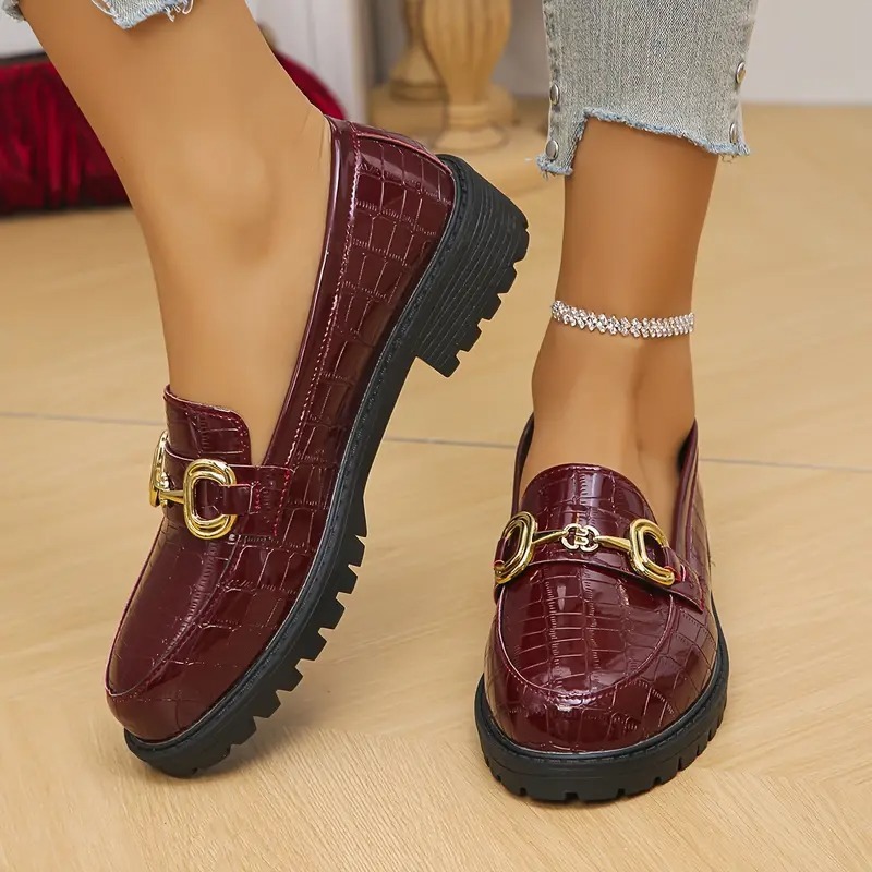 Women's Buckle Slip-on Loafers