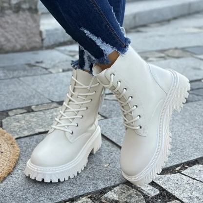 Women's Warm Lace-Up Ankle Boots
