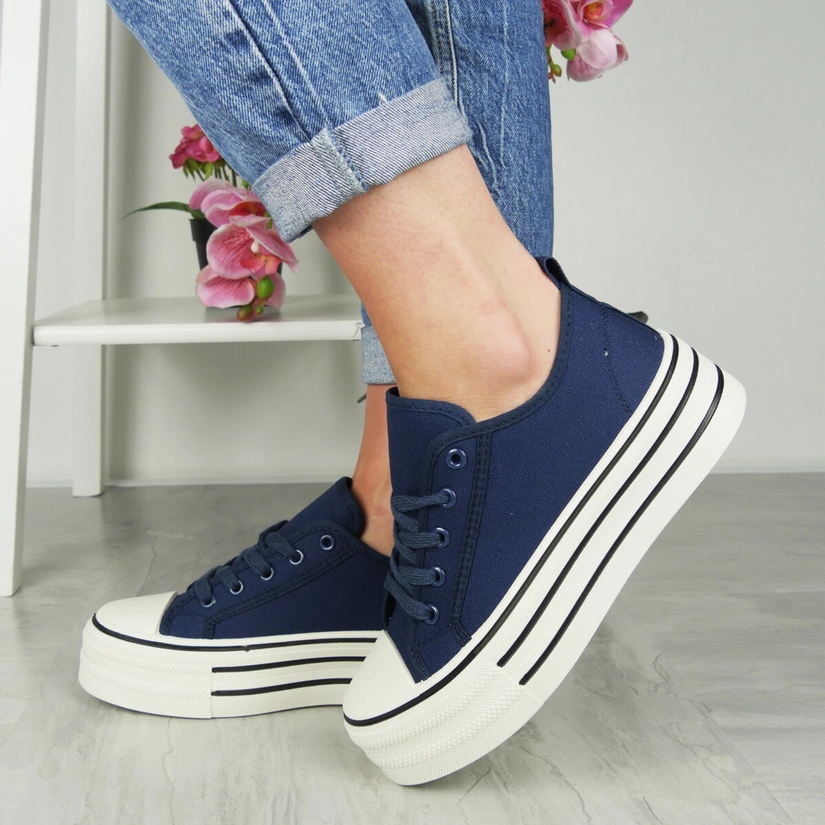 Women's Platform High Heel Gym Pumps