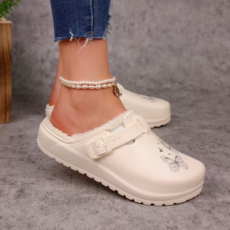 Women's Plush Adjustable EVA Shoes