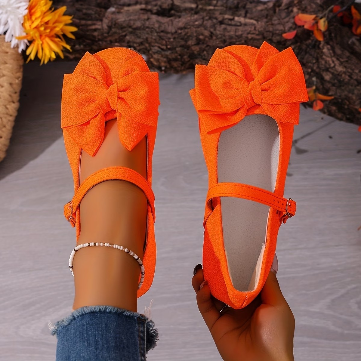 Women's Bowknot Mary Jane Flat Shoes