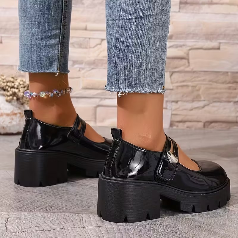 Women's Versatile Mary Jane Heeled Loafers