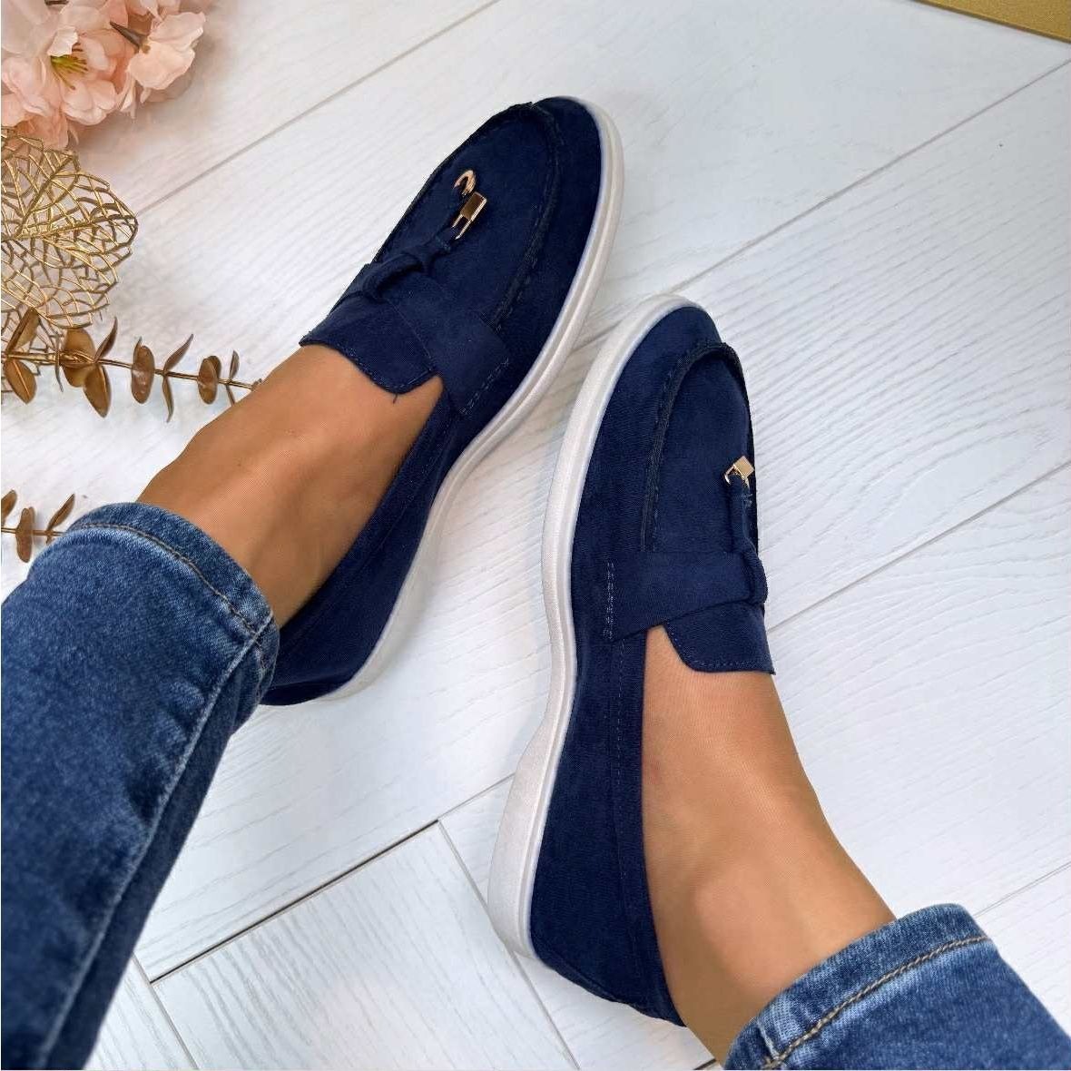 Women's Soft Retro Slip-On Loafers