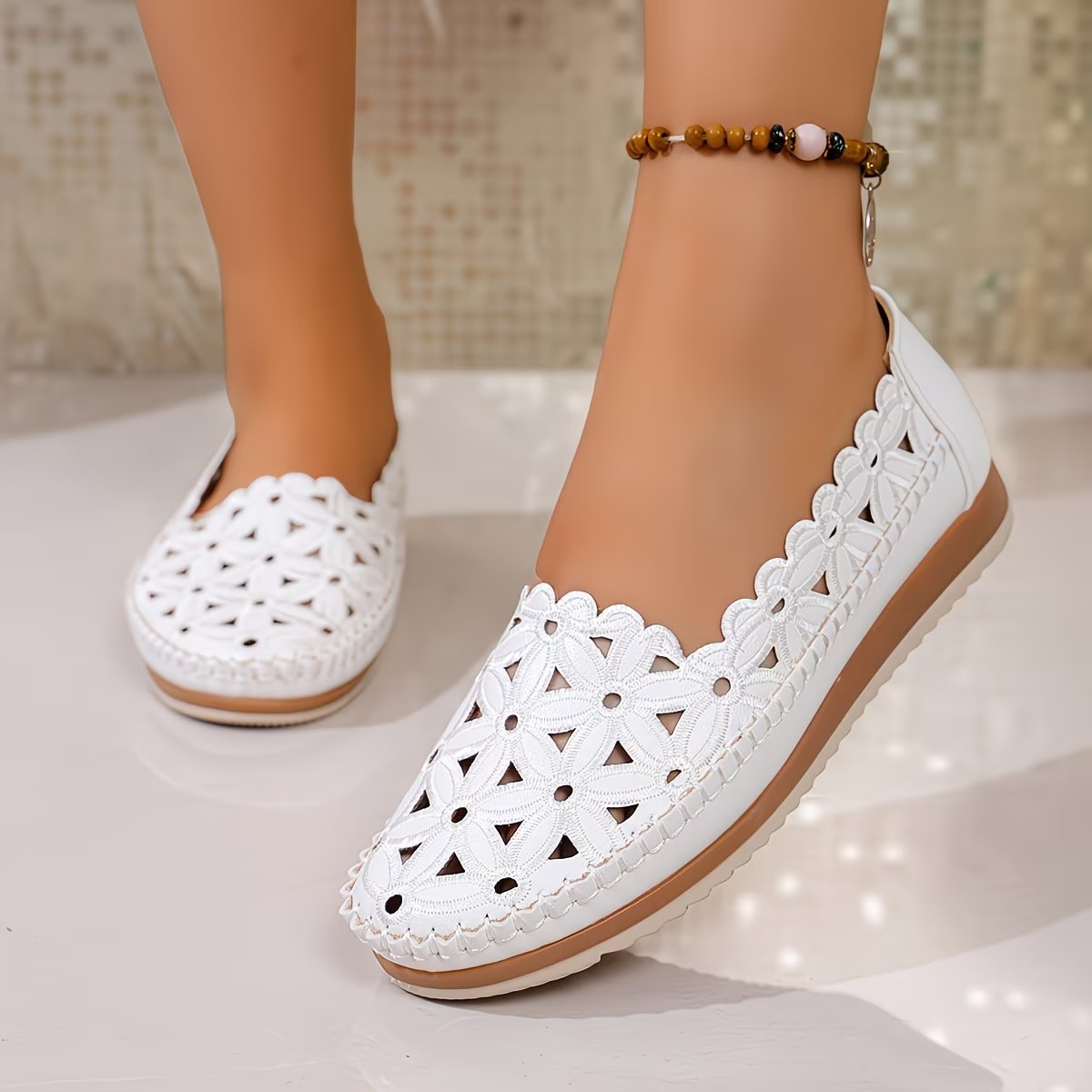 Women's Trendy Hollow Loafers