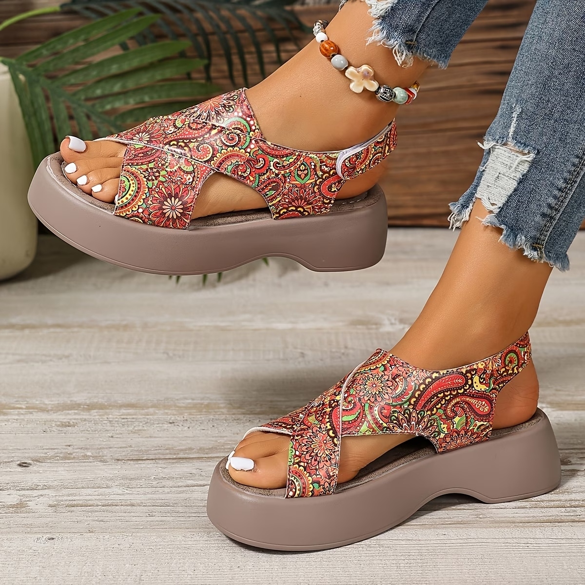 Women's Stylish Versatile Platform Sandals