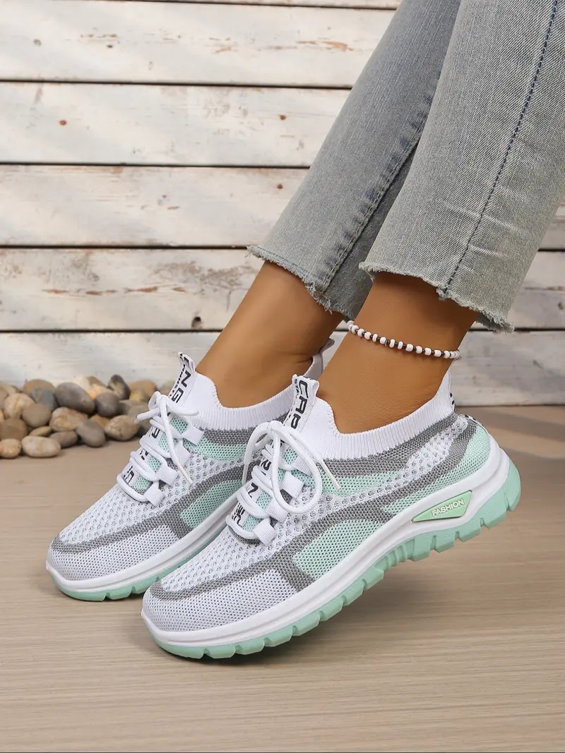 Women's Sporty Colorblock Casual Sneakers