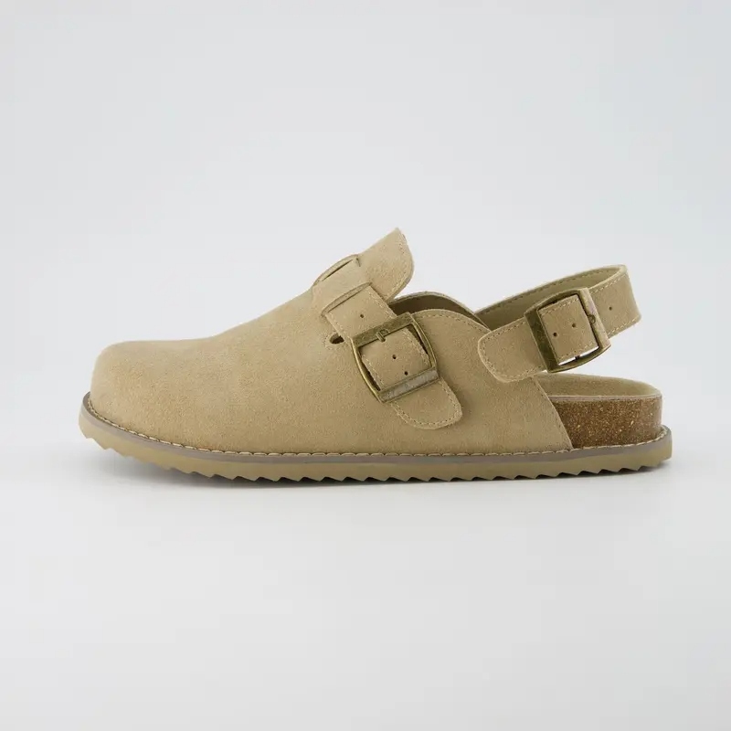 Brooklyn Genuine Suede Slingback Clogs