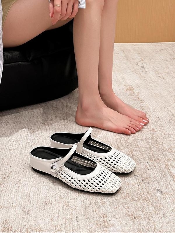 Women's Chic Square-Toe Loafers