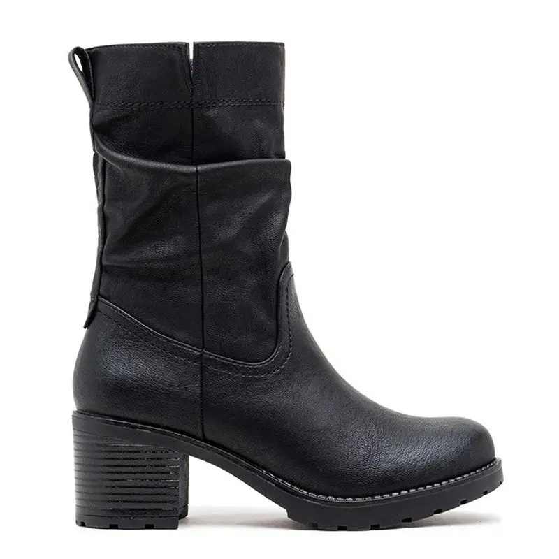 Women's Comfy Rouched Ankle Boots