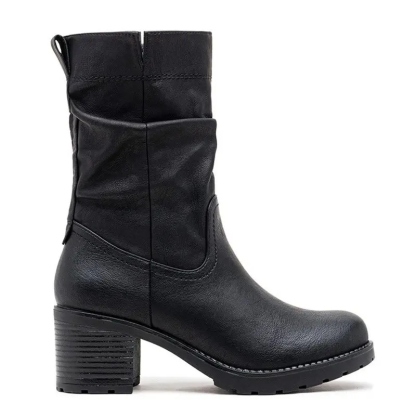 Women's Comfy Rouched Ankle Boots