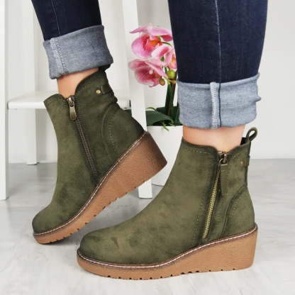 Women's Lined Zip Warm Boots