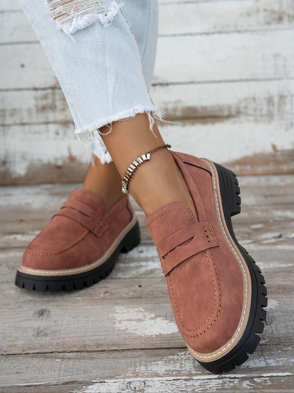 Women's Thick Sole Modern Loafers