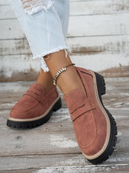Women's Thick Sole Modern Loafers