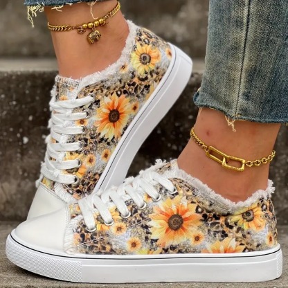 Womens Sunflower Canvas Shoes