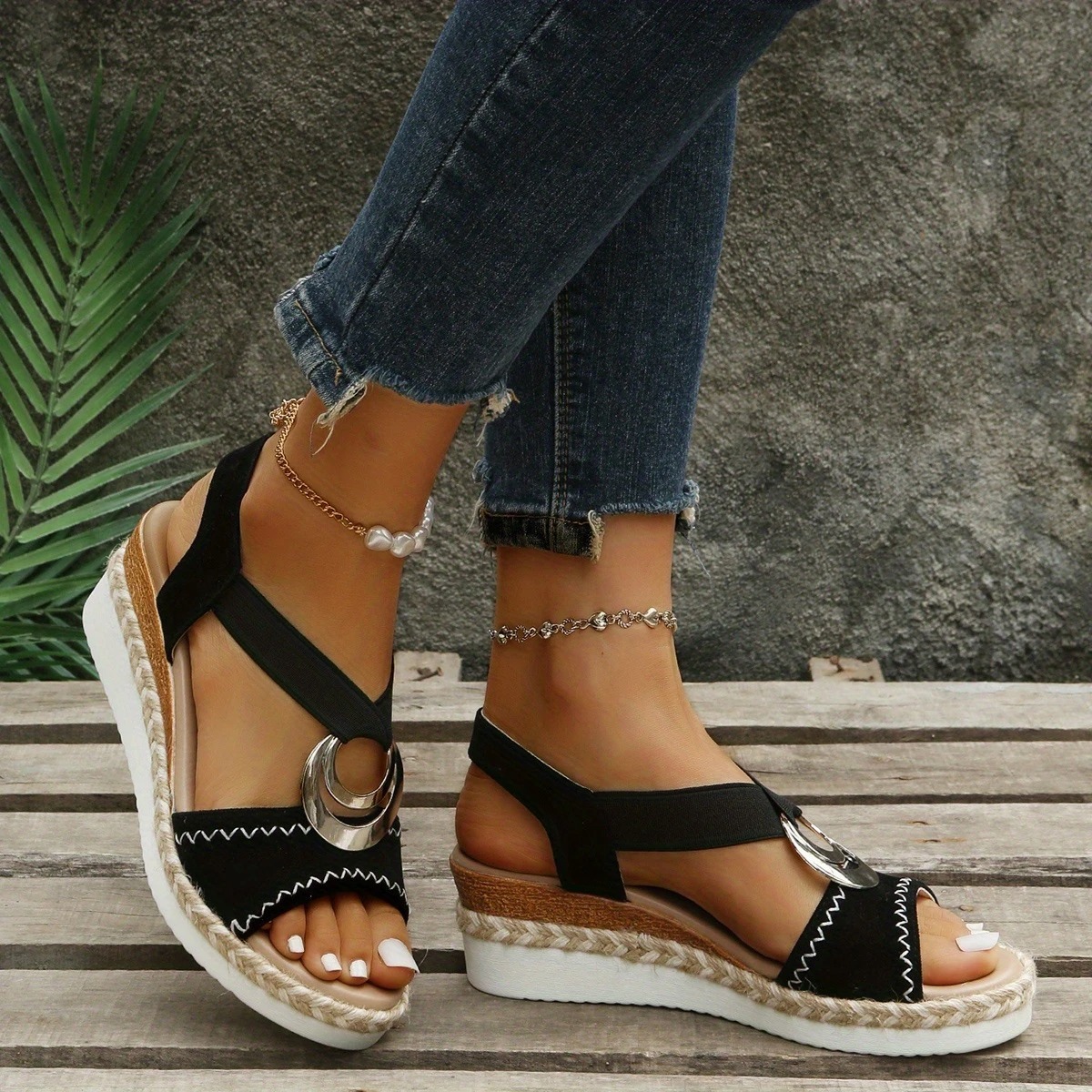 Women's Espadrille Wedge Sandals