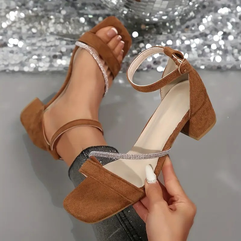 Strappy Block Heel Sandals