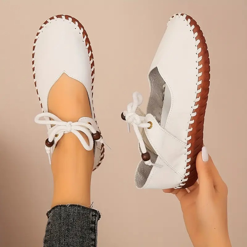 Women's Elegant Lace-Up Mary Jane Shoes