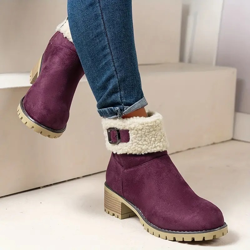 Comfy Lining Warm Ankle Boots