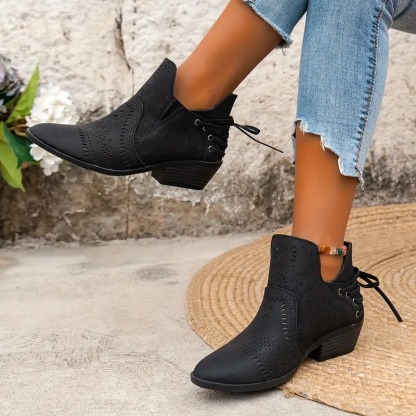 Women's Chic Slip-On Ankle Boots