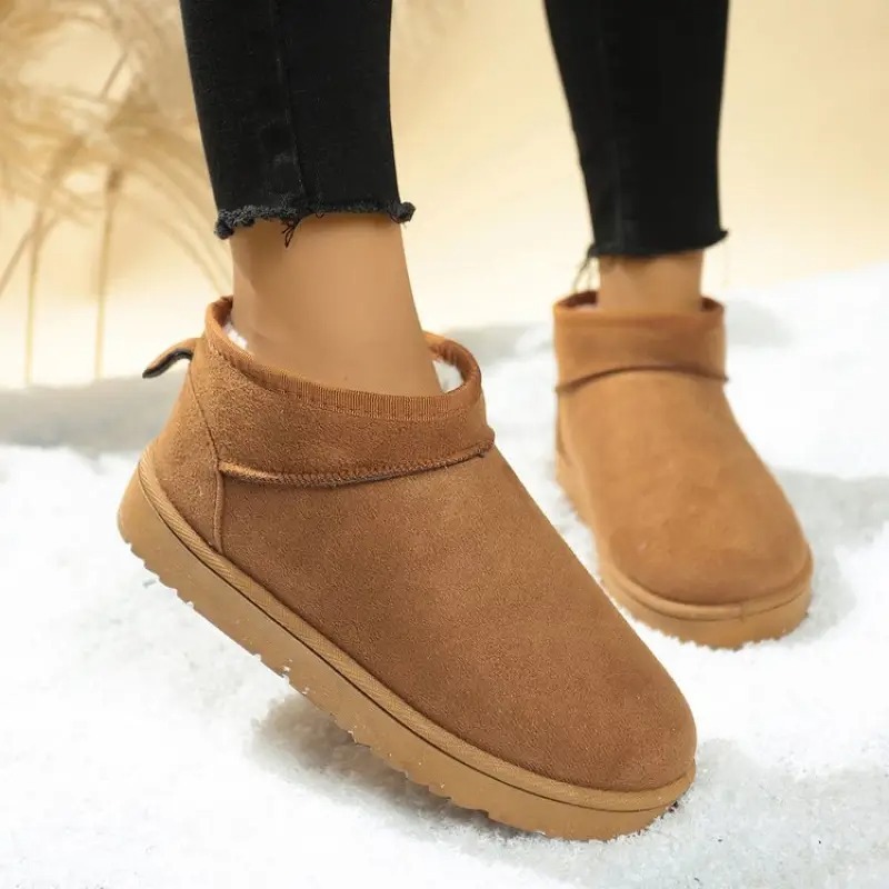 Women's Moccasin Slip-on Snow Boots