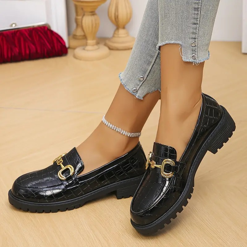 Women's Buckle Slip-on Loafers
