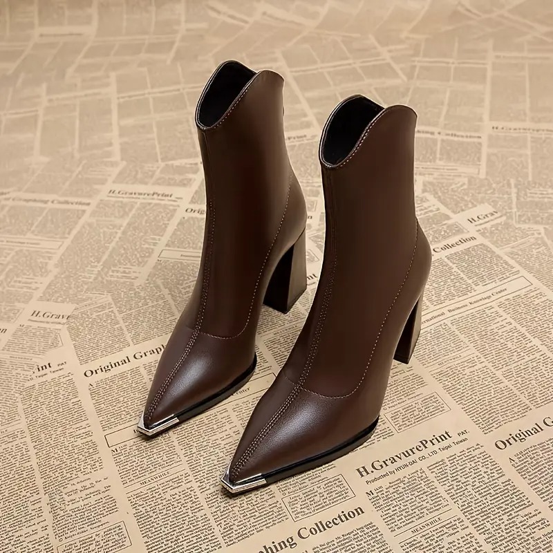 Women's Luxury Short Leather Boots