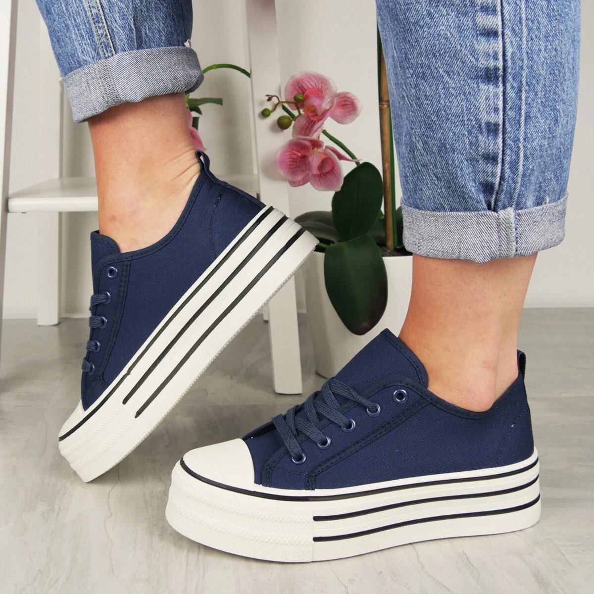 Women's Platform High Heel Gym Pumps