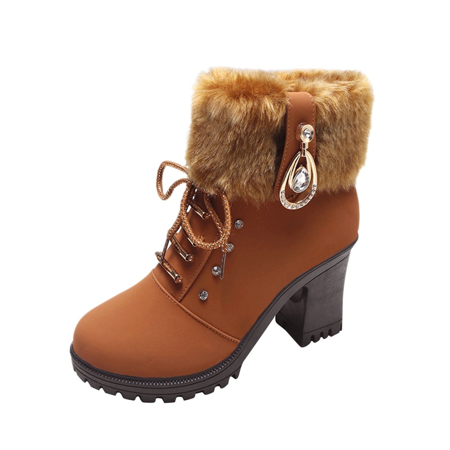 Women's Winter Fuzzy Fleece Boots