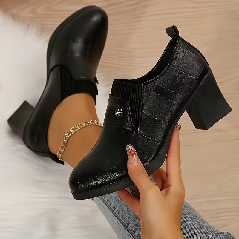 Women's Elegant Exquisite Square Toe Heels