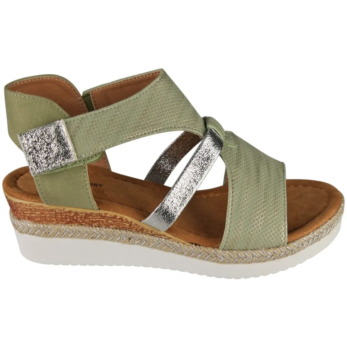 Women's Suede Comfort Wedge Sandals