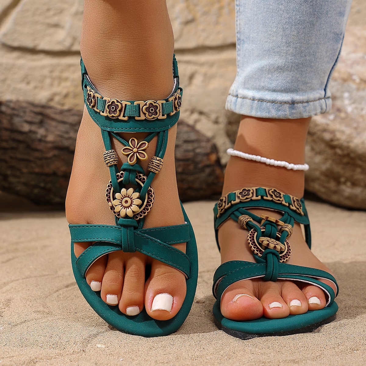 Women's Bohemian Hand Woven Sandals